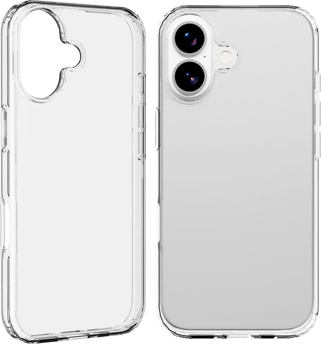 Cellularline Clear Duo Hoesje - Geschikt voor iPhone 17 - Dual-Layer & Shockproof - Transparant