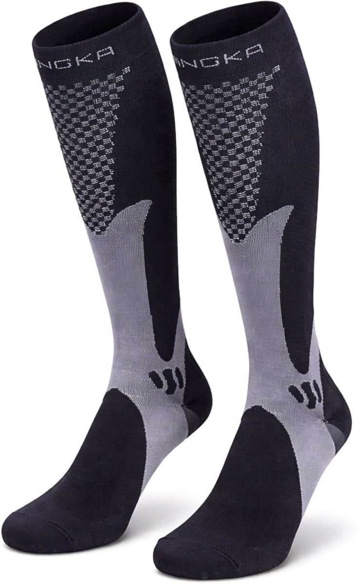 KANGKA® Compressiekousen met 20-30 mmHg - Compressie sokken Maat 40 tot 42 (L/XL) - Sportsokken - Hardloopsokken - Wandelsokken - Unisex