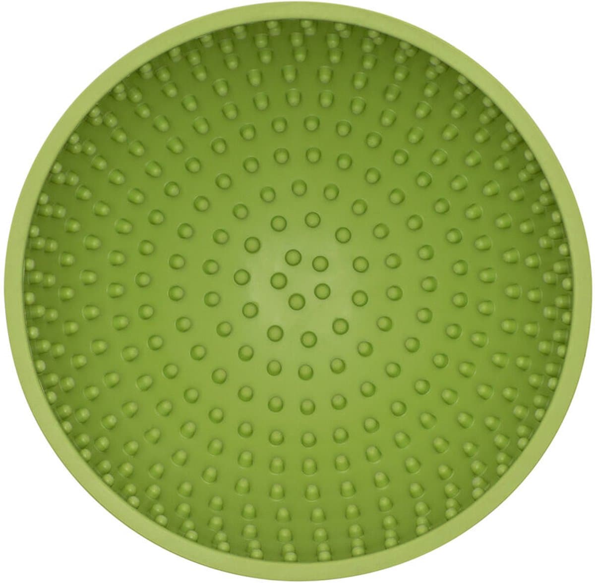 LickiMat Wobble - Hondenbak - Likmat / Anti-schrok / Slowfeeder voor Hond - Groen - 16 cm