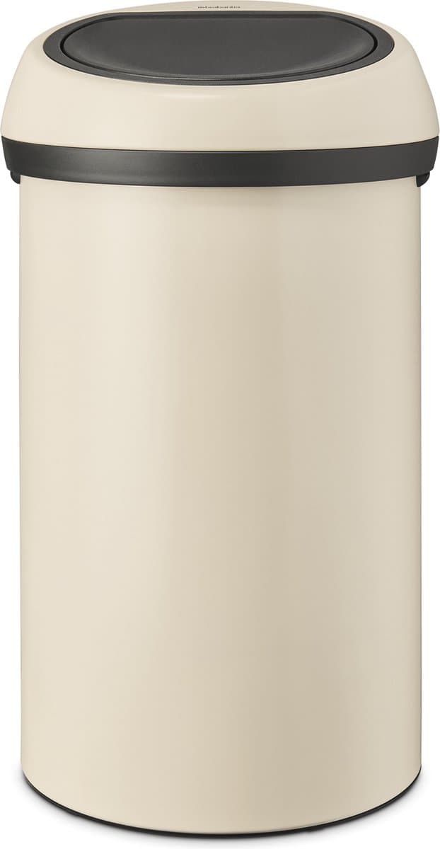 Brabantia Touch Bin 60 Liter Soft Beige