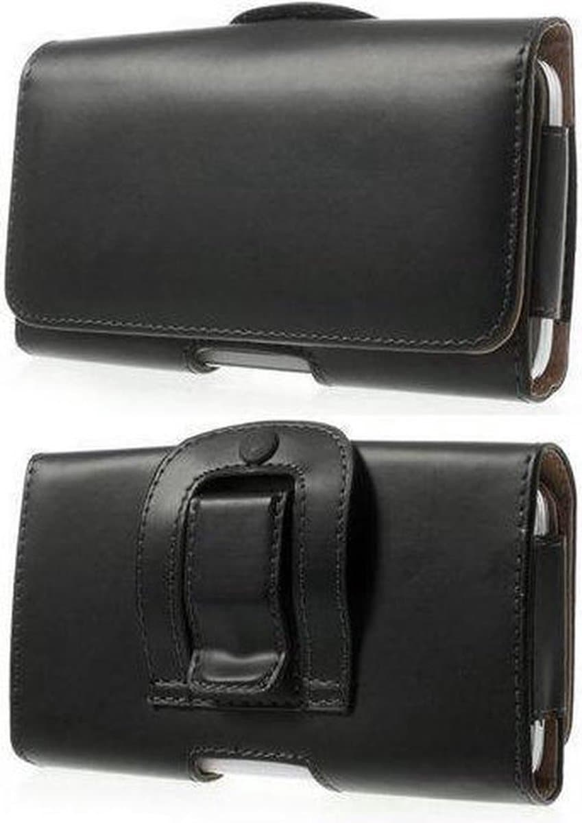 Leren flip wallet hoesje + clip broekclip Sony Xperia 5 IV  / Sony Xperia 10 IV