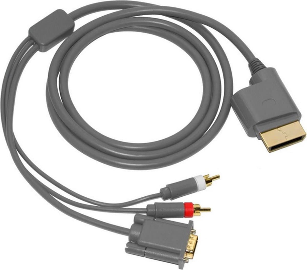 VGA AV kabel voor XBOX 360 (met Toslink) - 1,8 meter