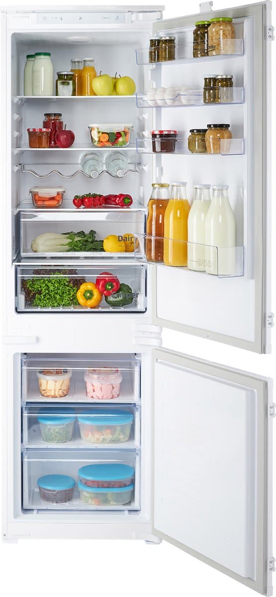 Beko BCSA283E4SN - Inbouw koel-vriescombinatie - 271 l E
