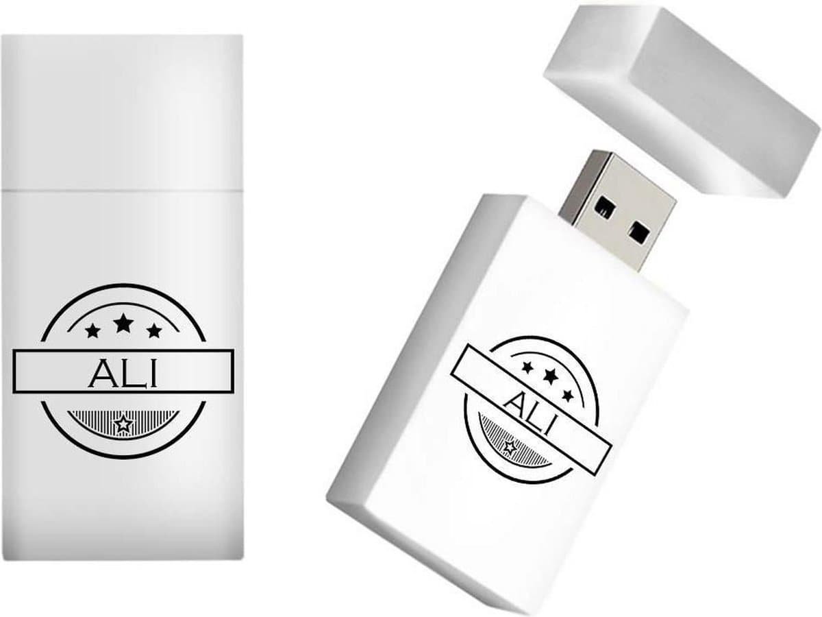 ALI naam kado verjaardagscadeau cadeau usb stick 16GB - naam cadeau, gefeliciteerd cadeau