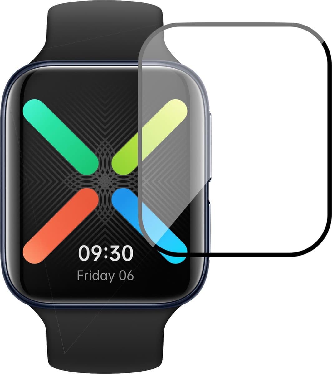 Screenprotector geschikt voor Oppo Watch 2 46 mm - Full Screen Protector