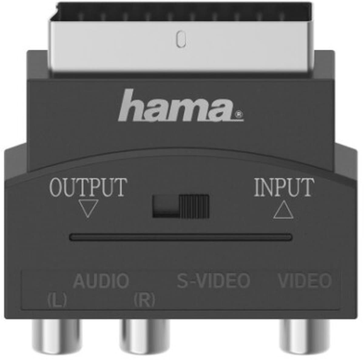 Hama Video-adapter S-VHS-koppeling/3 Cinch-koppeling - Scart-st. 4-polig
