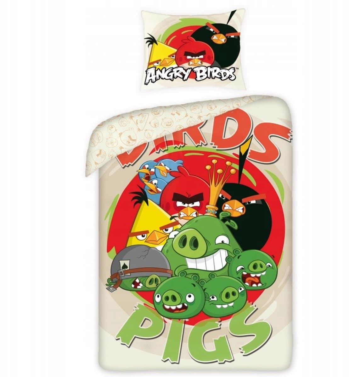 Angry Birds Kinderbeddengoed 160x200 cm - 100% Katoen