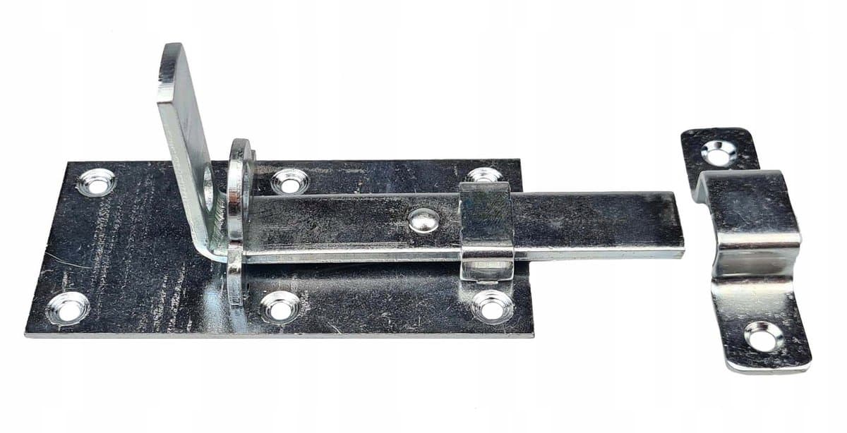 Zilverkleurige Schuifdeur 100 mm - Universeel Slot