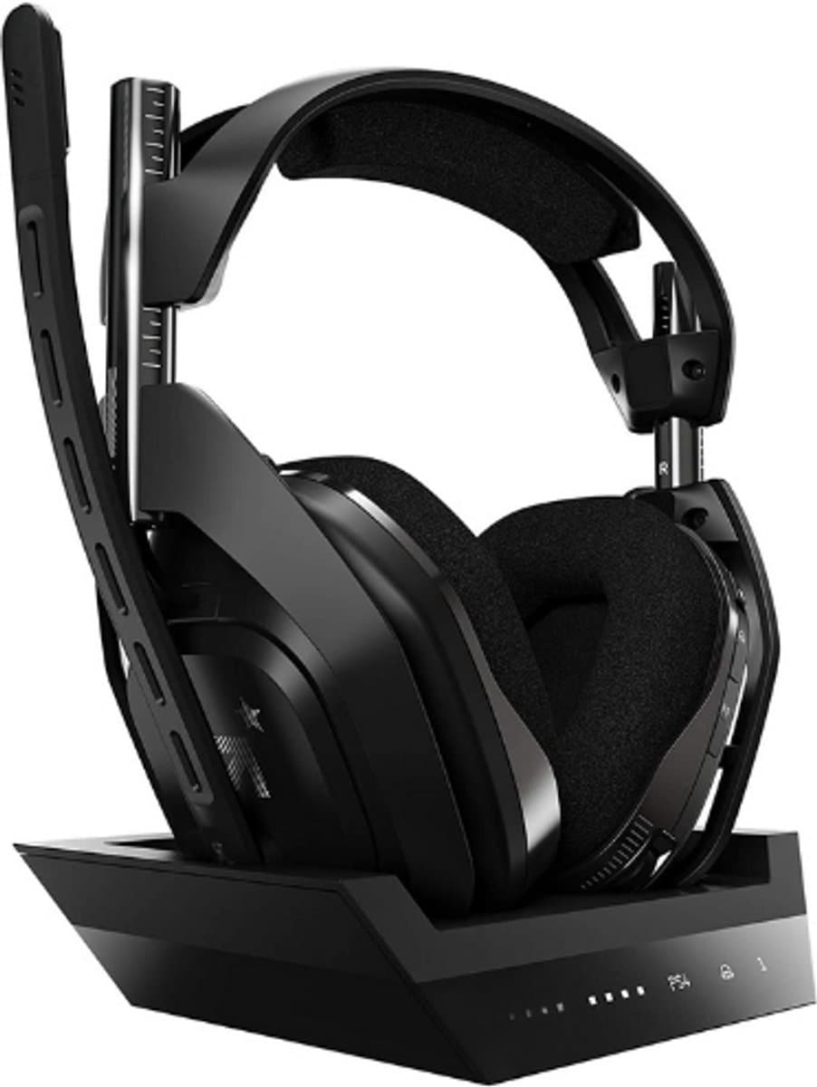 Thuys – Gaming A50 – Draadloze Headset Plus Basisstation Gen 4 – PS4, PC, Mac – Zwart & Zilver