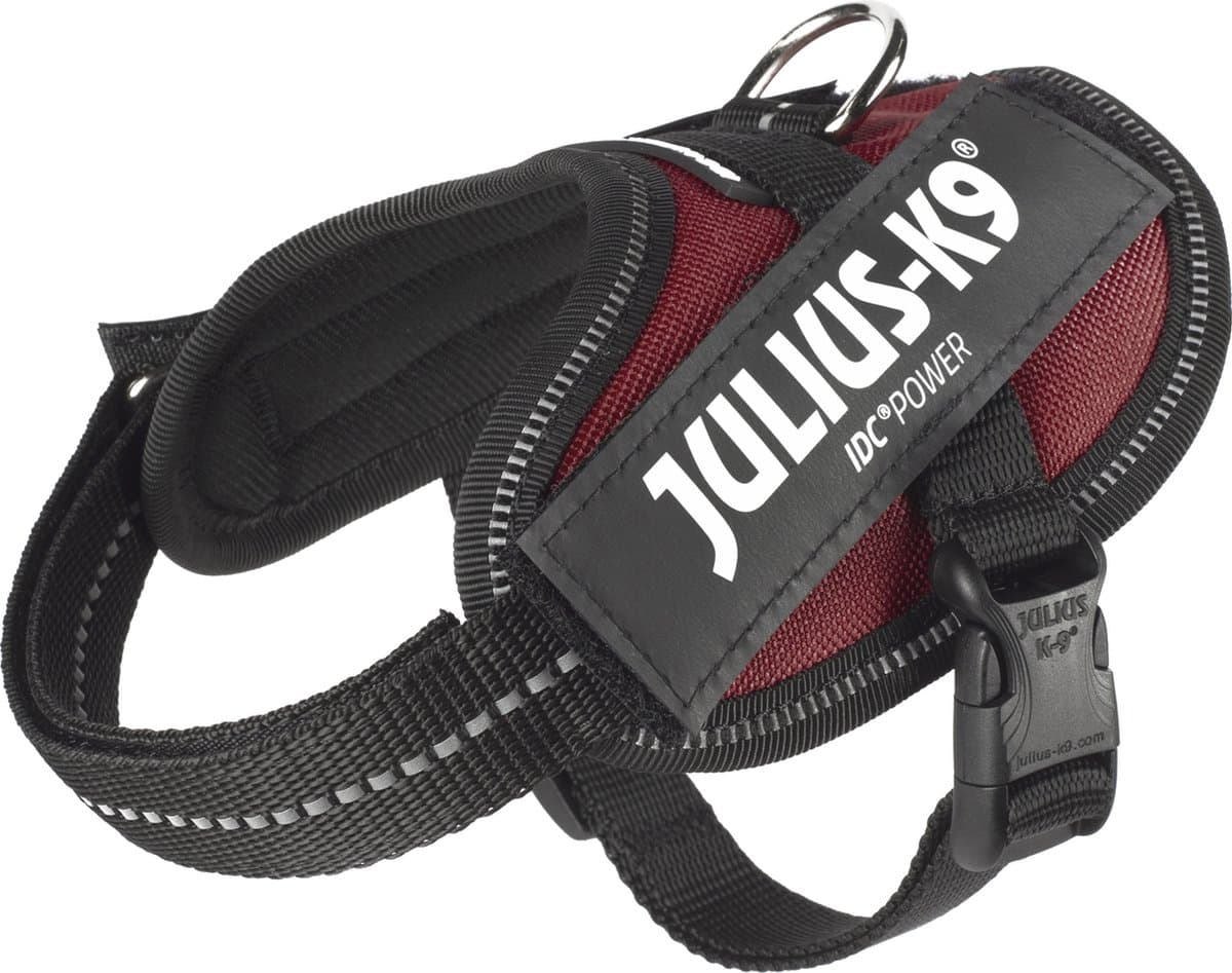 Julius-K9 IDC®Powertuig, 2XS - Baby2, claret bruin