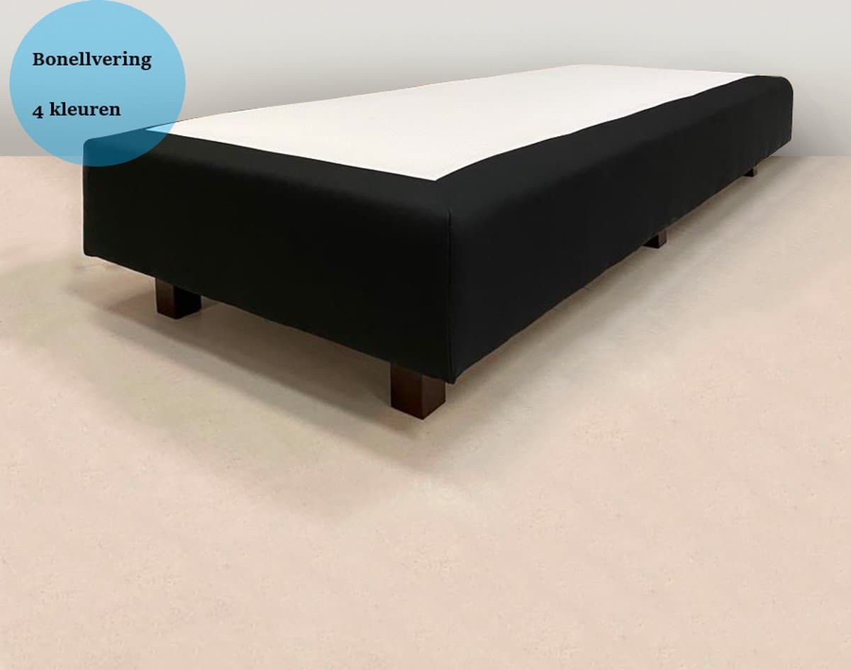 Losse boxspring - BONELLVERING  - boxspringonderstel - boxspringbedbodem - zonder matras -  70x220 cm ZWART