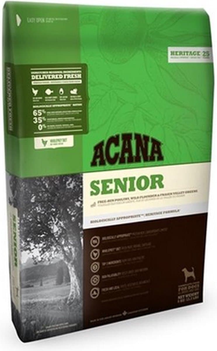 Acana Heritage Senior Dog 11,4 kg - Hond