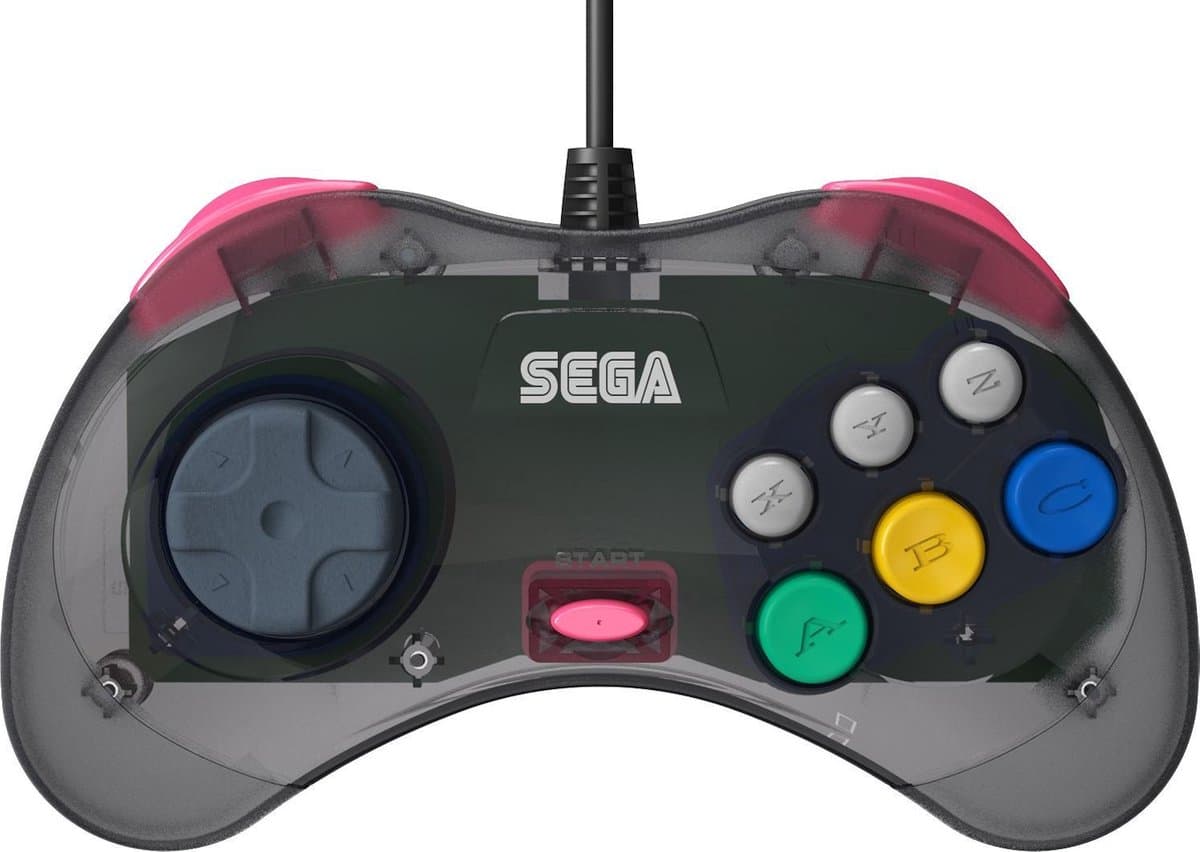 Retro-Bit SEGA Saturn USB Controller Slate Grey