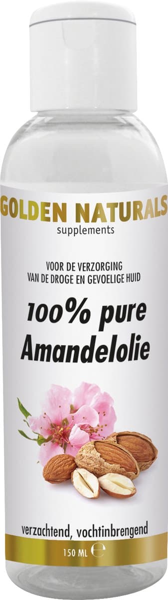 Golden Naturals 100% pure Amandelolie (150 milliliter)