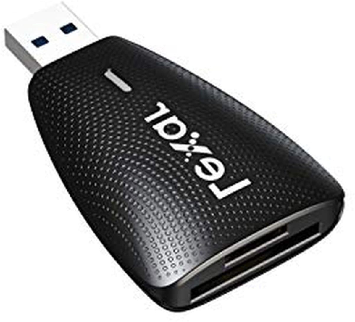 Kaartlezer - SD MicroSD - Bestanden Overzetten - 2-in-1 Design - 3.8 x 1.5 cm - Zwart