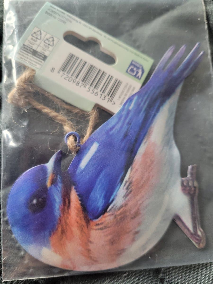 Tuindecoratie Vogel Blauw