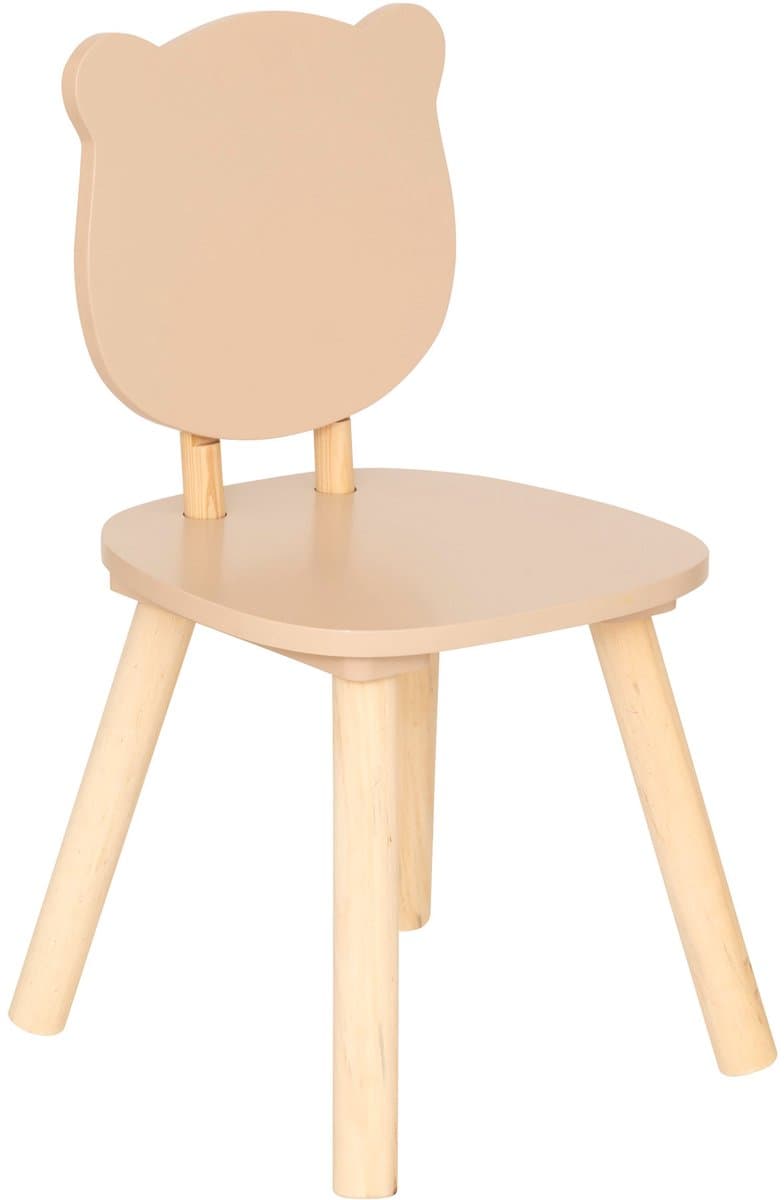 BEAU by Bo Kids Kindertafel + Kinderstoel Teddybeer - Beige