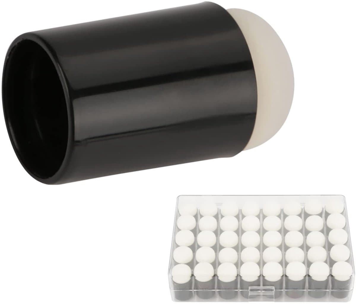 Dailygoods- Vingerverf Set 40 Stuks - Spons Daubers - Absorberende Kop - Ideaal voor Menging - Teken/Schildereffecten - Schoonmaakbaar - Sponsverf