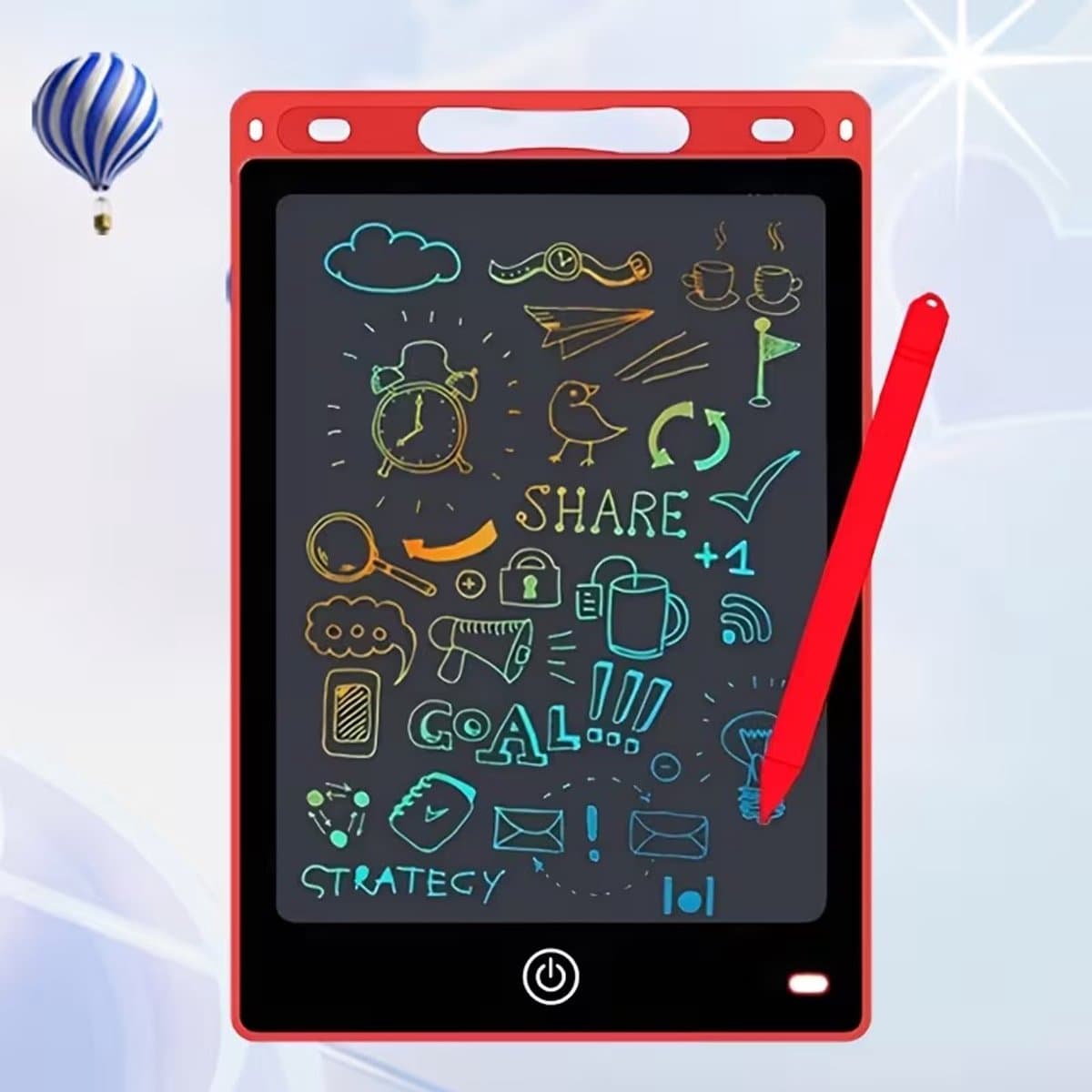 10 Inch LCD Schrijfbord Roze - takentablet - LCD Tekentablet kinderen - Tekenbord kinderen - Grafische tablet kinderen - Kindertablet Roze - kindertablet vanaf 3 jaar