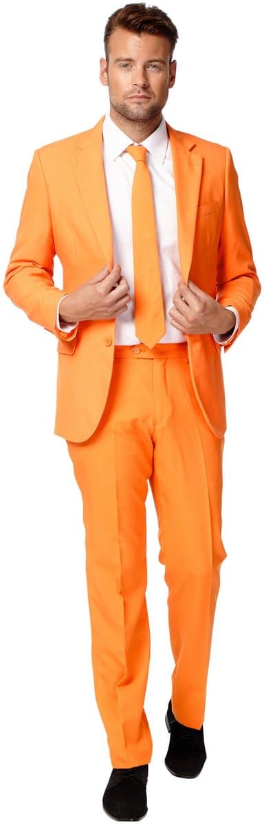 OppoSuits The Orange - Heren Pak - Carnavalskleding - Oranje - Koningsdag Nederlands Elftal - Feest - Maat 56