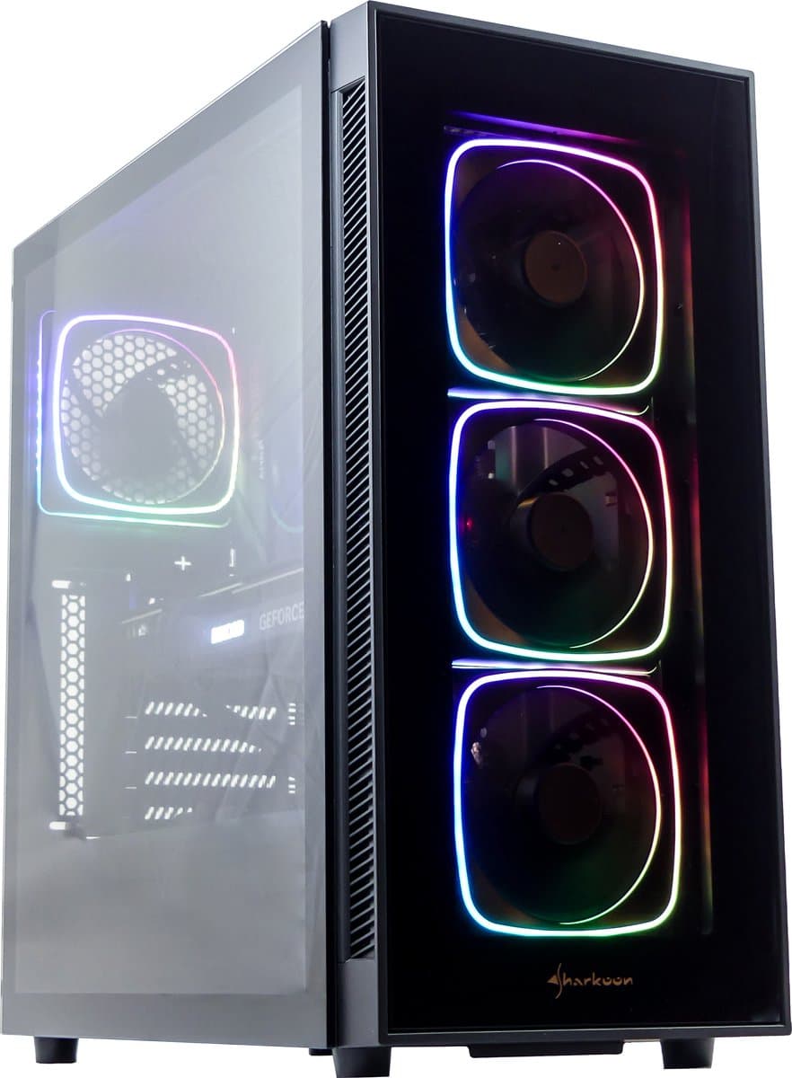 AMD Ryzen 9 5900XT RGB Game PC / Streaming Computer - RTX 5070 12GB - 32GB RGB RAM - 1TB SSD - WIFI - MSI MPG B550 Gaming Plus - Sharkoon TG6