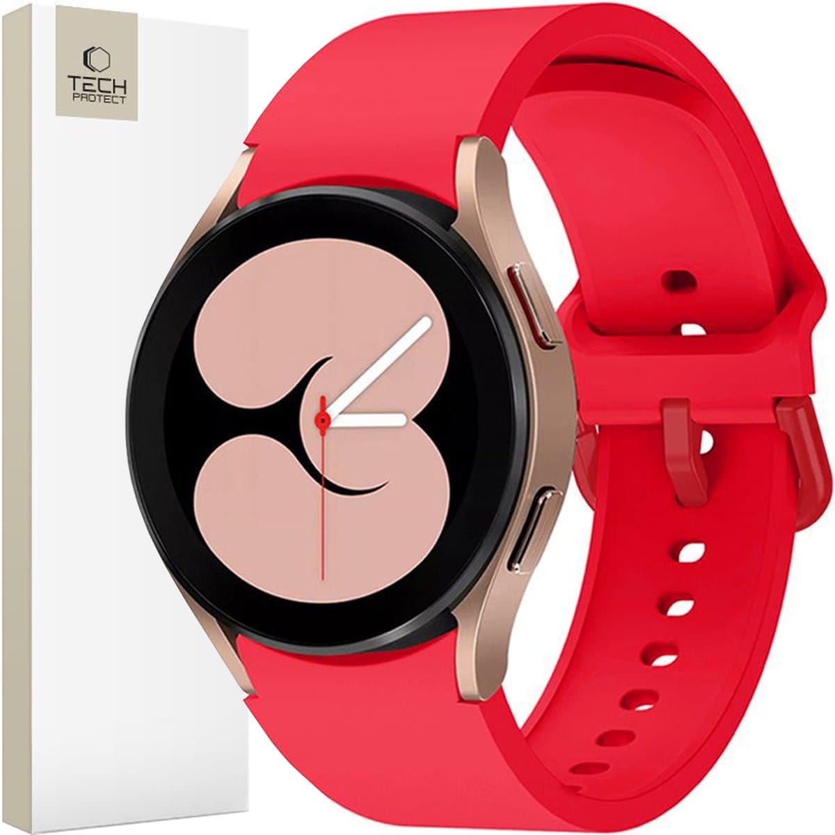 TECH-PROTECT - ICONBAND - SAMSUNG GALAXY HORLOGE - 4 / 5 / 5 - PRO / 6 / 7 / FE - KORAAL - ROOD