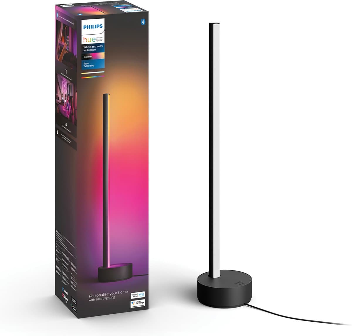 Philips Hue Gradient Signe tafellamp Zwart