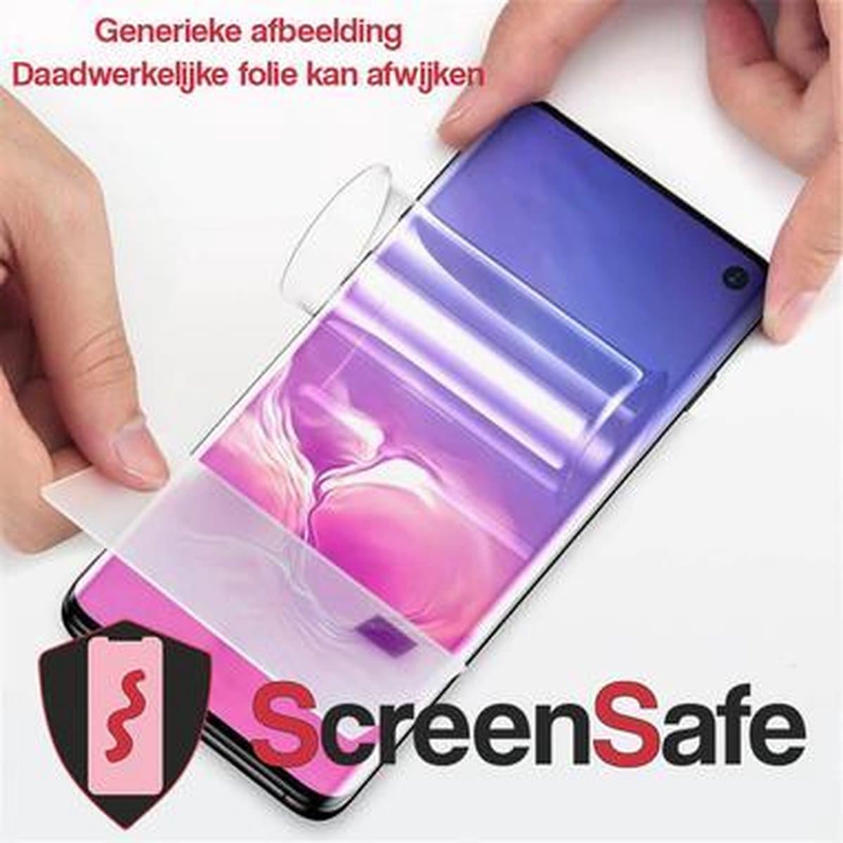 screensafe high definition hydrogel screenprotector geschikt voor samsung galaxy m11 krasvast case friendly (aa)