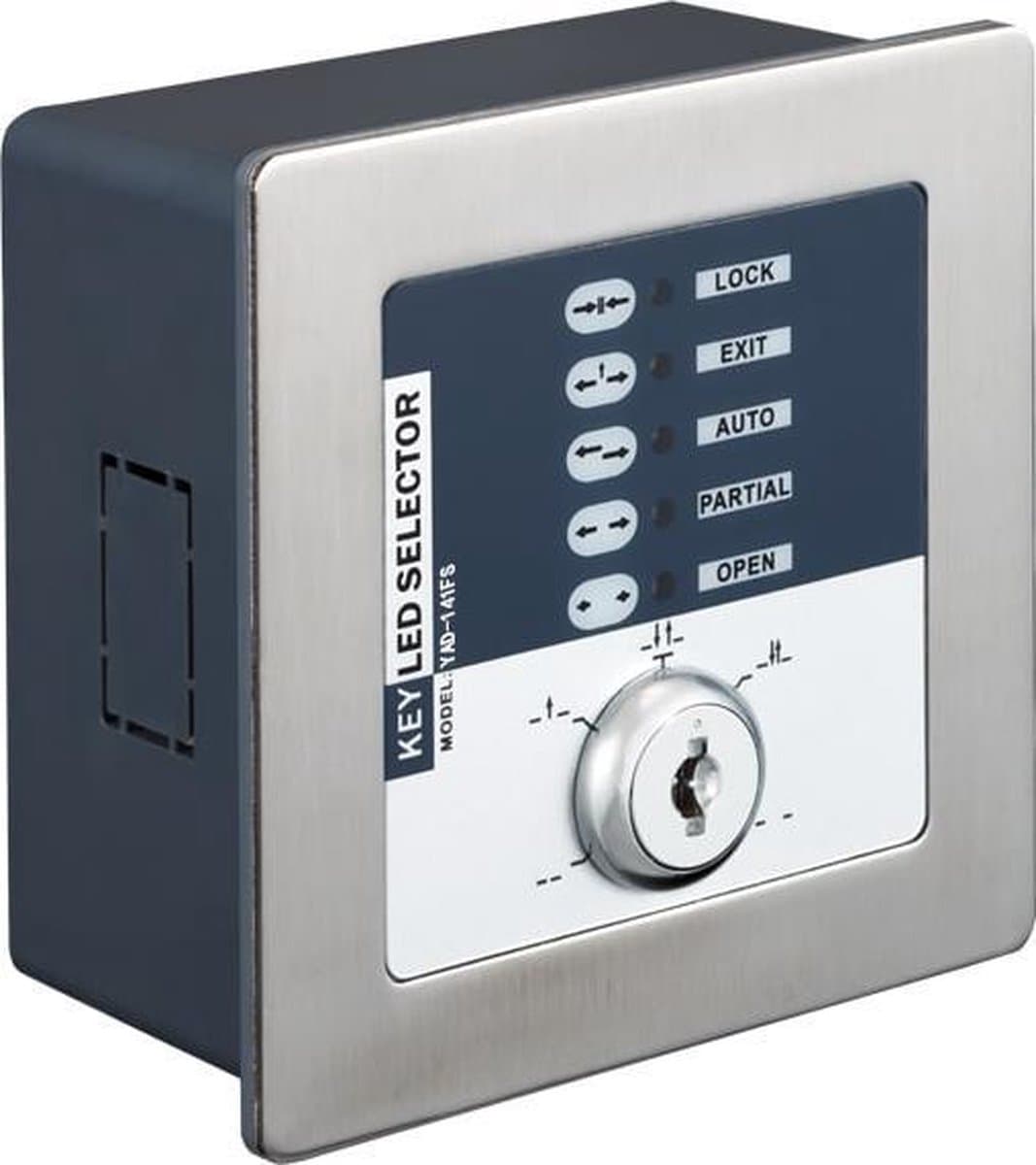 YLI YAD-141FS 5 standen sleutel schakelaar met LED voor gebruik met automatische deuropeners
