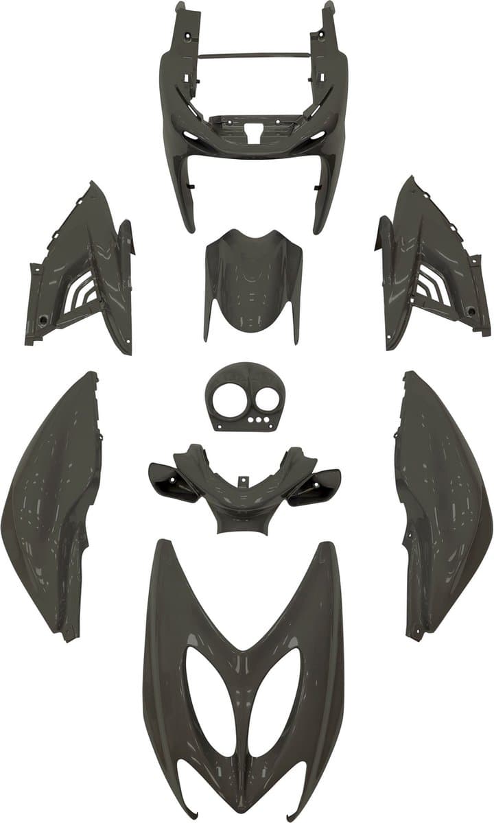 Plaatset Edge Yamaha Aerox 9-delig - nardo grey