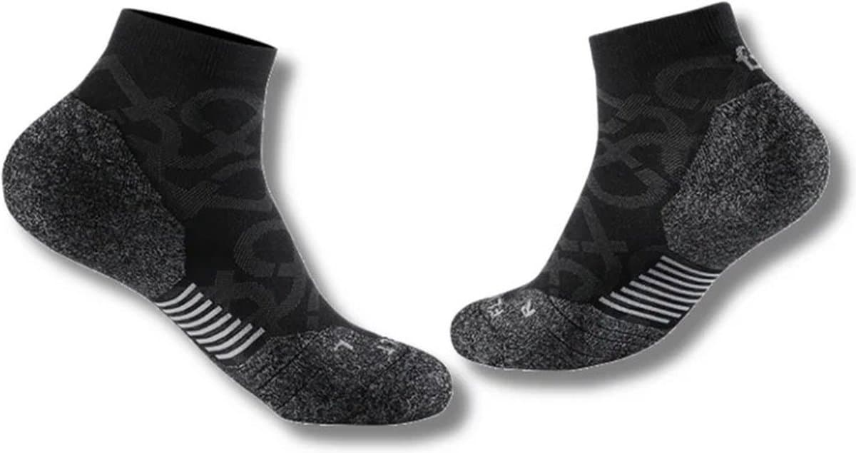 Flipbelt - Performance - Quarter Cut Socks - Black - S