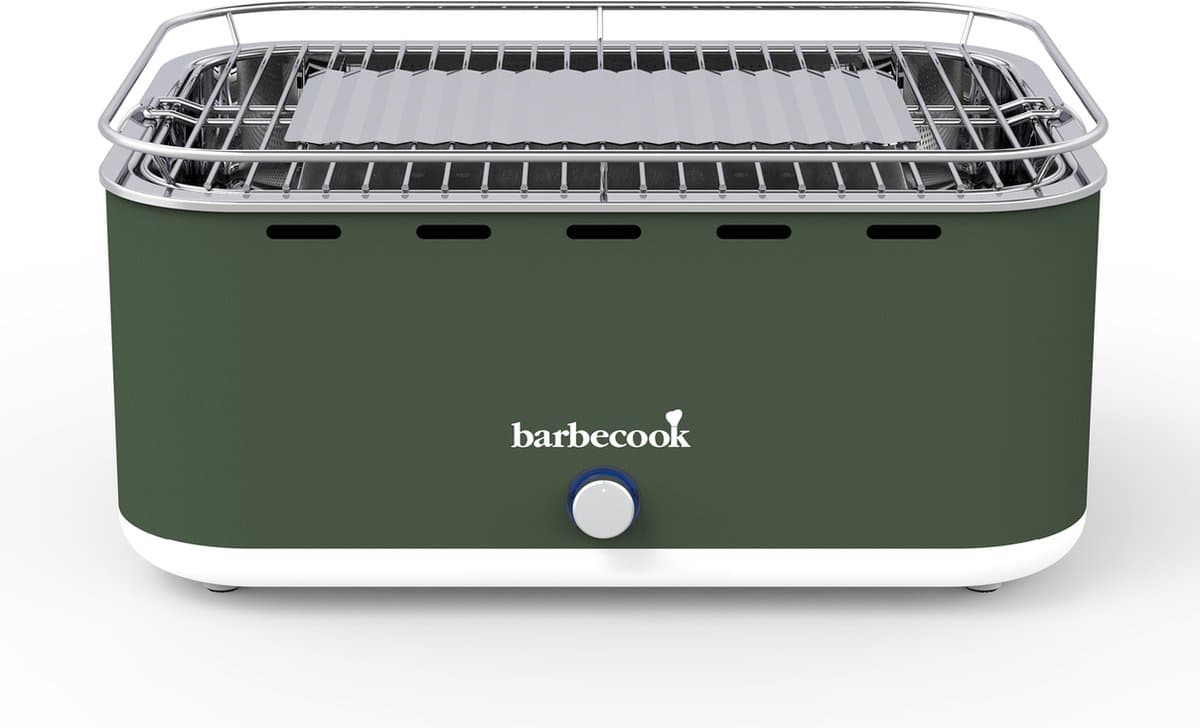 Barbecook Carlo houtskooltafelgrill Army Green 44x33x21cm