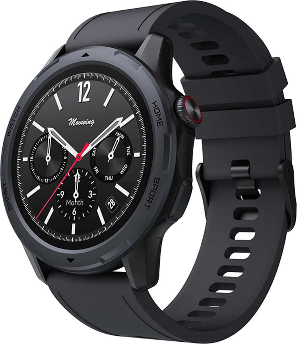 Qarano Exquisite Pro Smartwatch - Smartwatch Heren - Smartwatch Dames - Smartwatch - Heren - Dames - Volledige Bel Functie - Bericht Notificatie - Activity Tracker - Bloeddruk Meter - Stappenteller - Verbrande Calorieën - Siliconen Band - Zwart