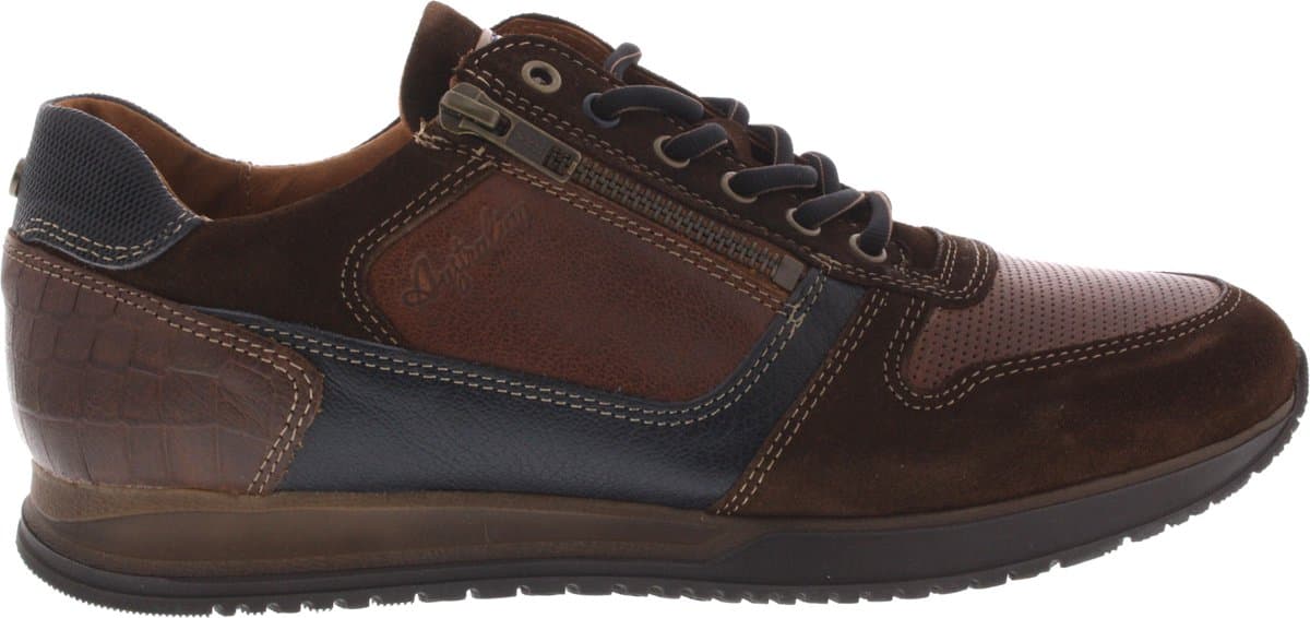 Heren Sneakers Australian Browning Width H Bruin - Maat 43