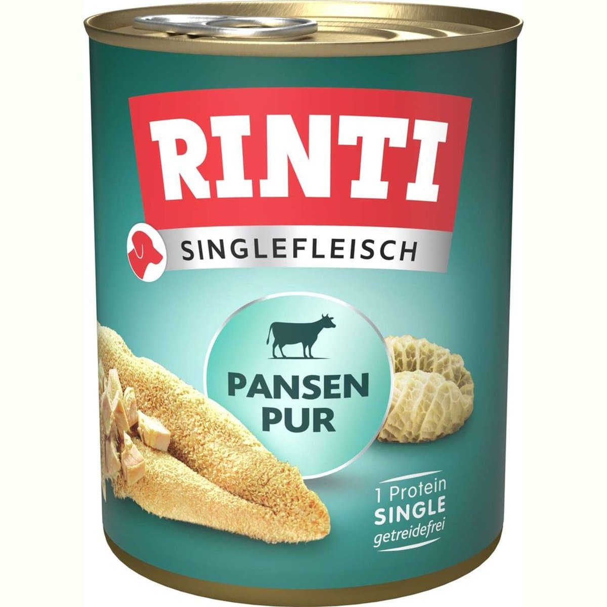 Rinti - Enkelvoudig vlees 6x800g - Puur pens