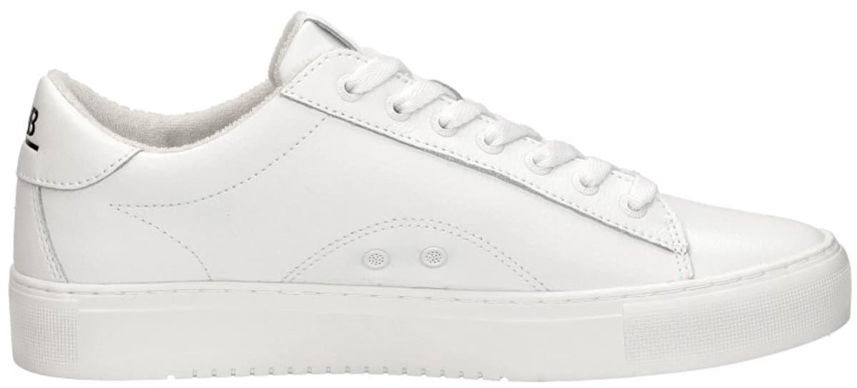 HUB Hook-z Sneakers Heren - Leren Sneaker - Wit - Maat 40