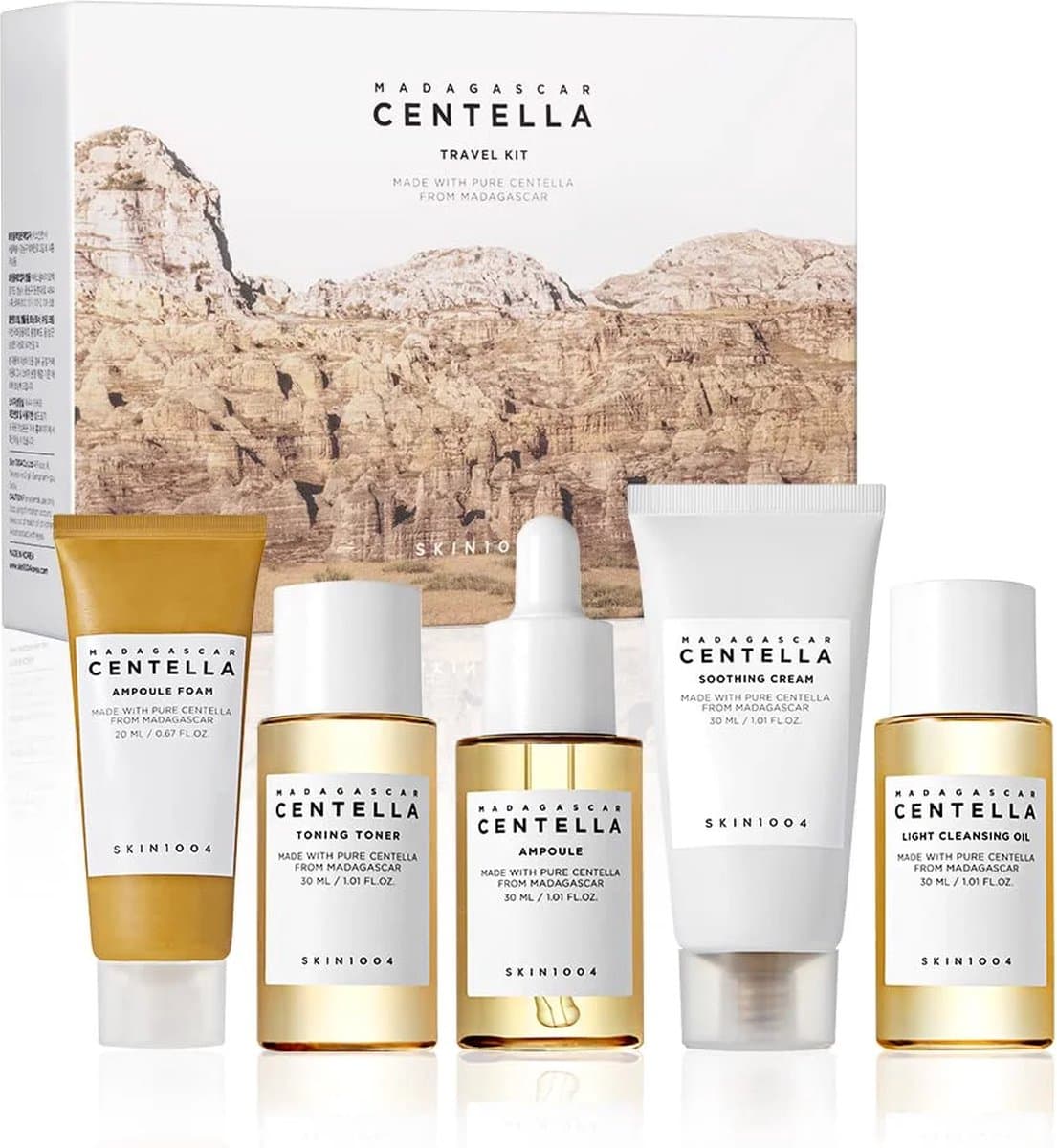 SKIN1004 - Madagascar Centella Travel Kit - Korean Skincare - 5 Delig
