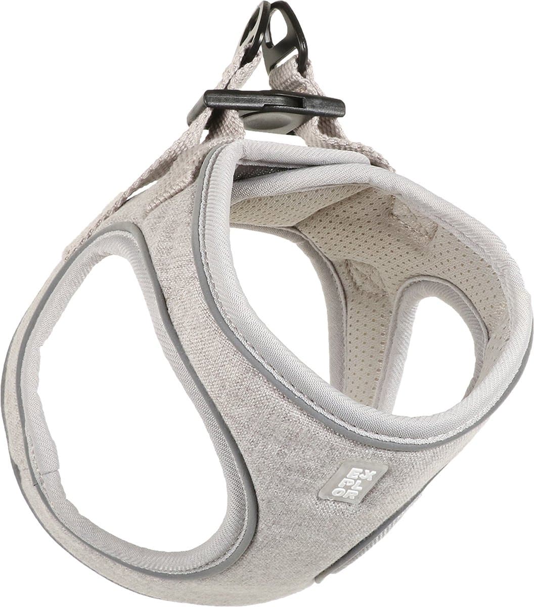 Duvoplus - Hondentuigje - Hond - Ultimate Fit Kleine Hond Harnas M - 45-50cm Grijs - 1st