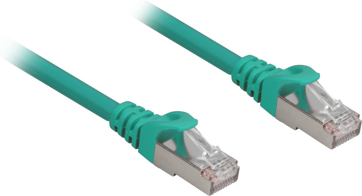 CAT6a sFTP kabel 10 meter Groen