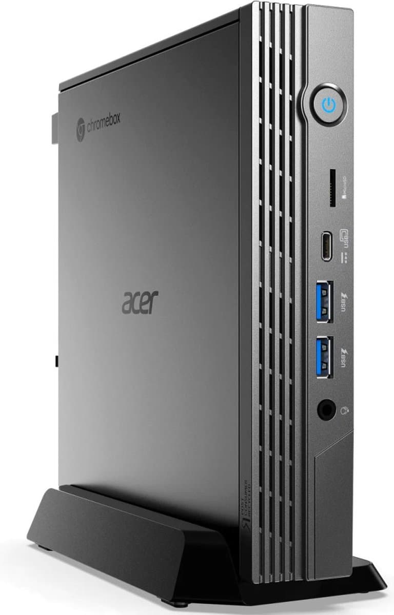 Acer Chromebox CXI5 i5428 - Mini PC - Core i5 - Iris XE Graphics - 8 GB RAM - 256 GB SSD - ChromeOS - Zilver