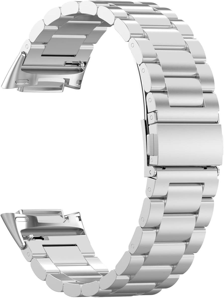 Armbanden Fitbit Charge 6 - Reserveband Horlogeband - Activiteitstracker Dragen - Roestvrij Staal - Niet gespecificeerd - Zilverkleurig