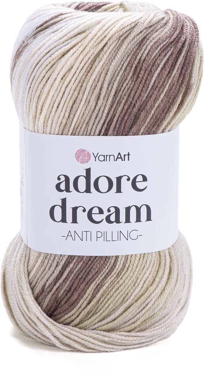 YarnArt Adore Dream – Anti-Pilling Acryl Garen met Kleurverloop – Zacht & Kleurvast – Ideaal voor Kleding en Accessoires - Kleur 1068