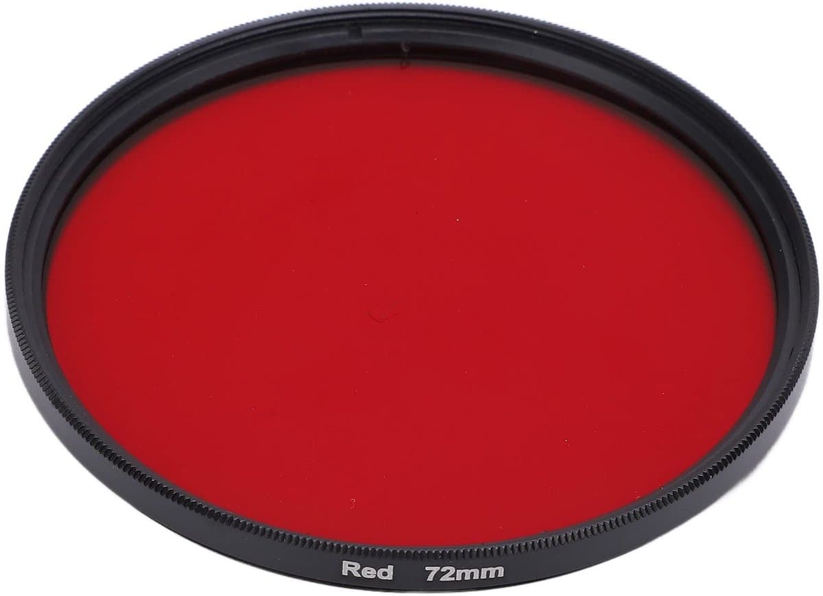 Dailygoods- Cameralensfilter Rood - 82 Mm - 77 Mm - 72 Mm - Waterdicht - Oliebestendig - Aluminiumlegering + Optisch Glas - Lensfilter