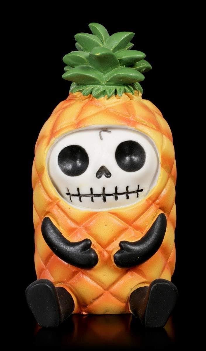 Furry Bones Figuur - Verzamelbeeldje Decoratie - Collectie Uitbreiden - Ananas Kostuum - 8.5 cm Hoog - Multicolor