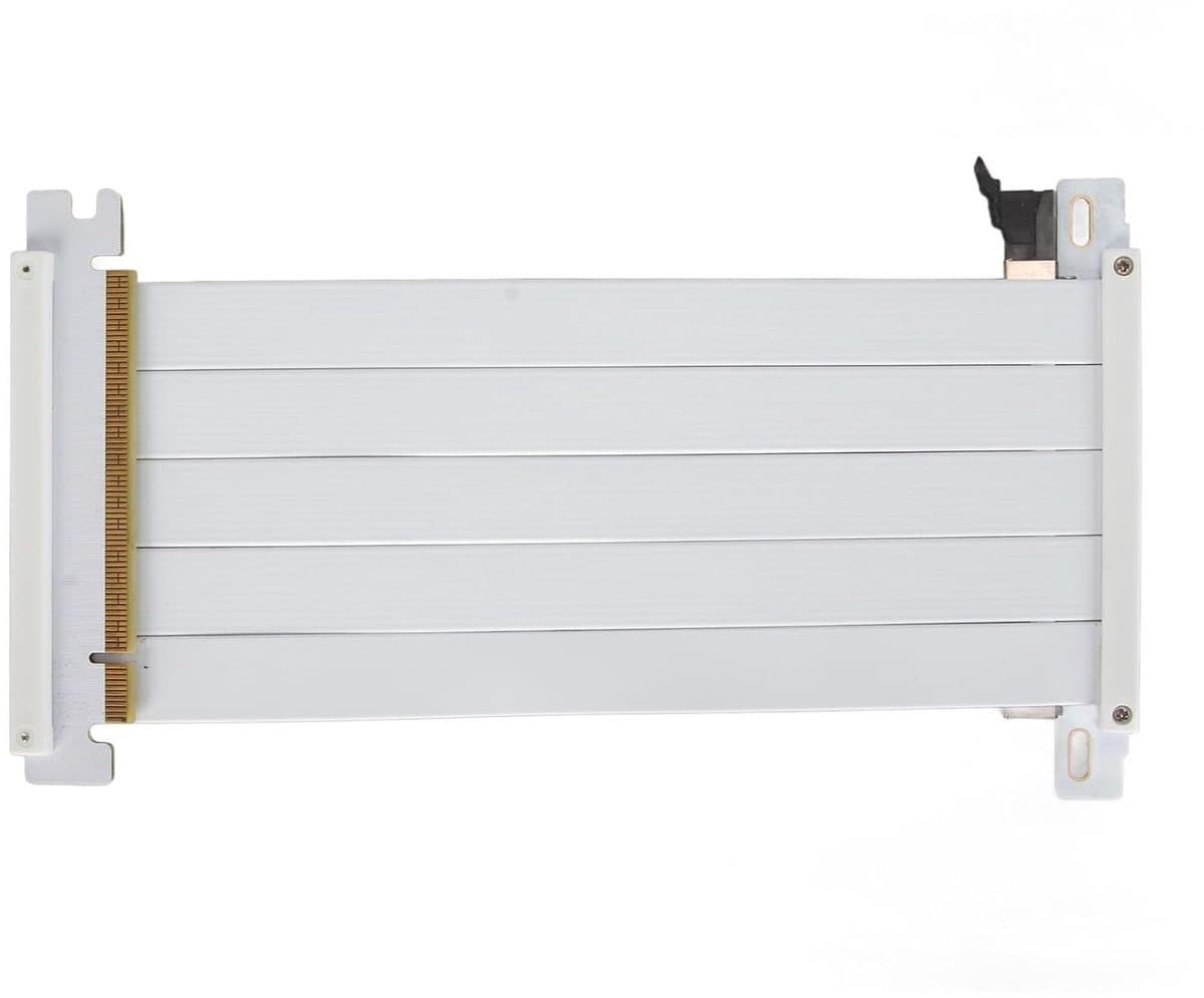 PCIe 4.0 Verlengkabel 16X voor Grafische Kaarten, 180 Graden Adapter voor RTX 4090 en RX 7900 XT, Verbeterde Prestaties en Betrouwbaarheid