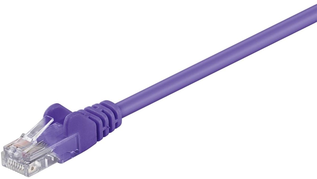 Wentronic CAT5E Netwerkkabel - RJ45 - Paars - 0.25 m