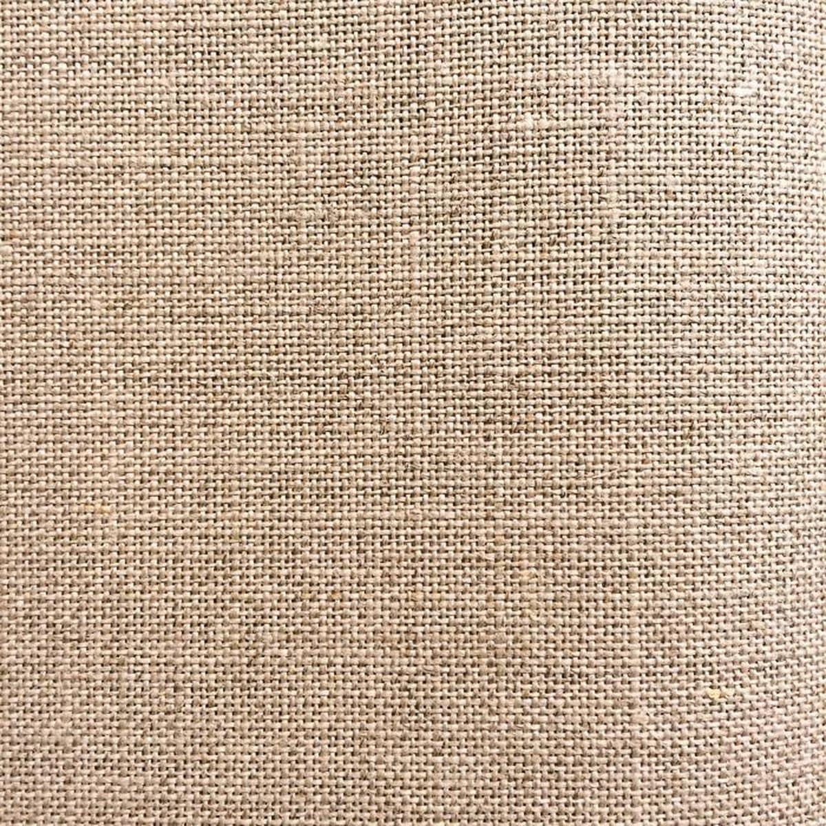 100 x 140 cm Natuurlijk Linnen Borduurstof - Undyed borduurstof 32 count - 13 draden per cm fijne borduurstramien evenweave