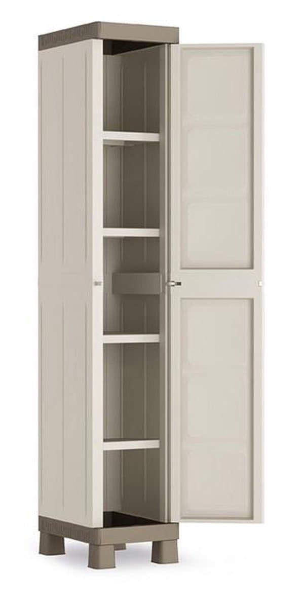 Kis Excellence Opbergkast 1 deur - 33x182x45 cm - Beige/Zand