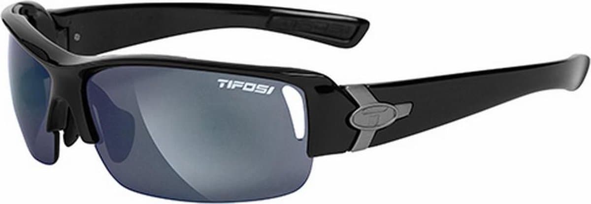 TIFOSI Slope Sportbril / Zonnebril - Verwisselbare lenzen - Gloss Black - Pasvorm: M-L