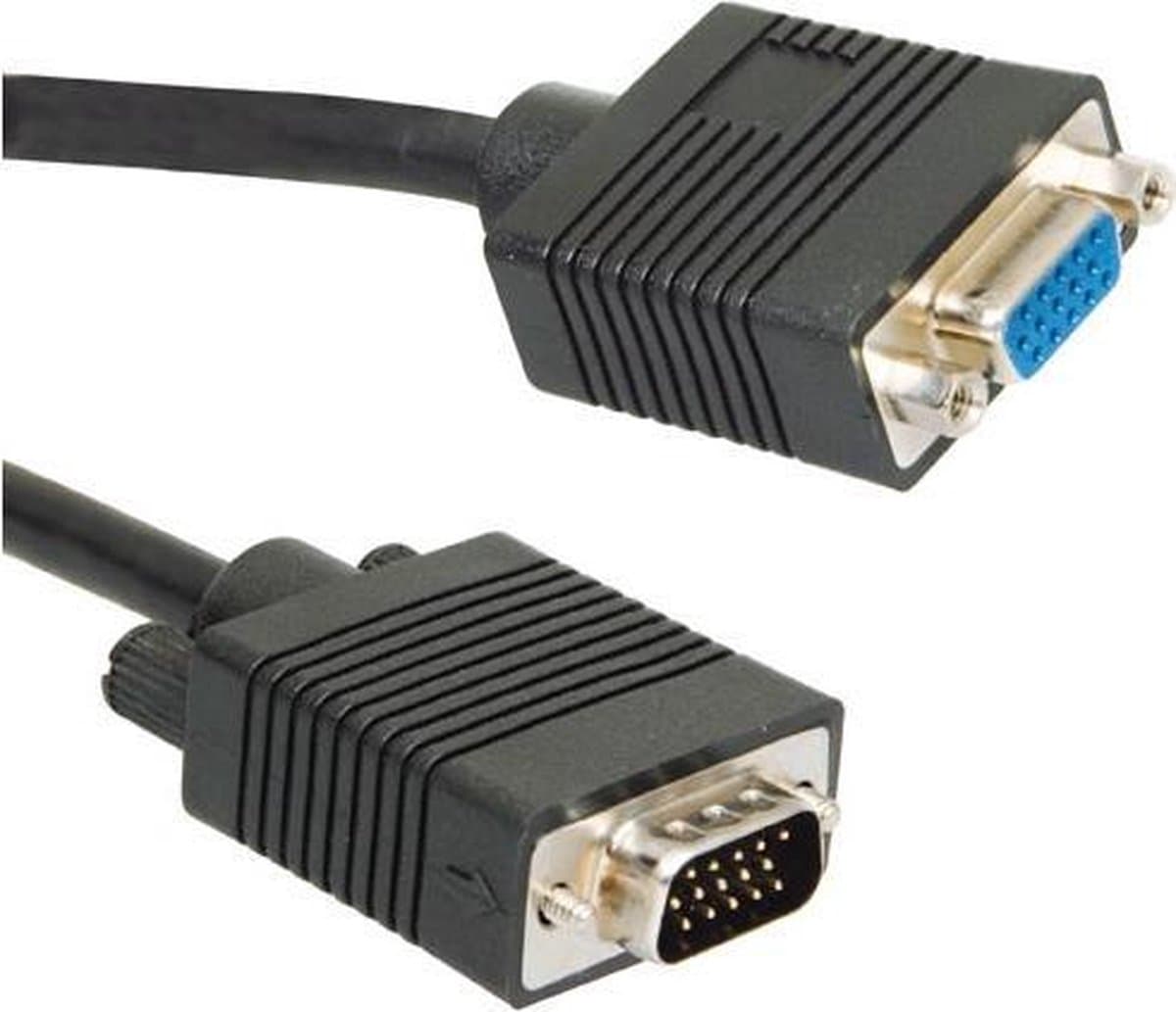 ICIDU - VGA (D-Sub) naar VGA (D-Sub) female - 2 m - Zwart